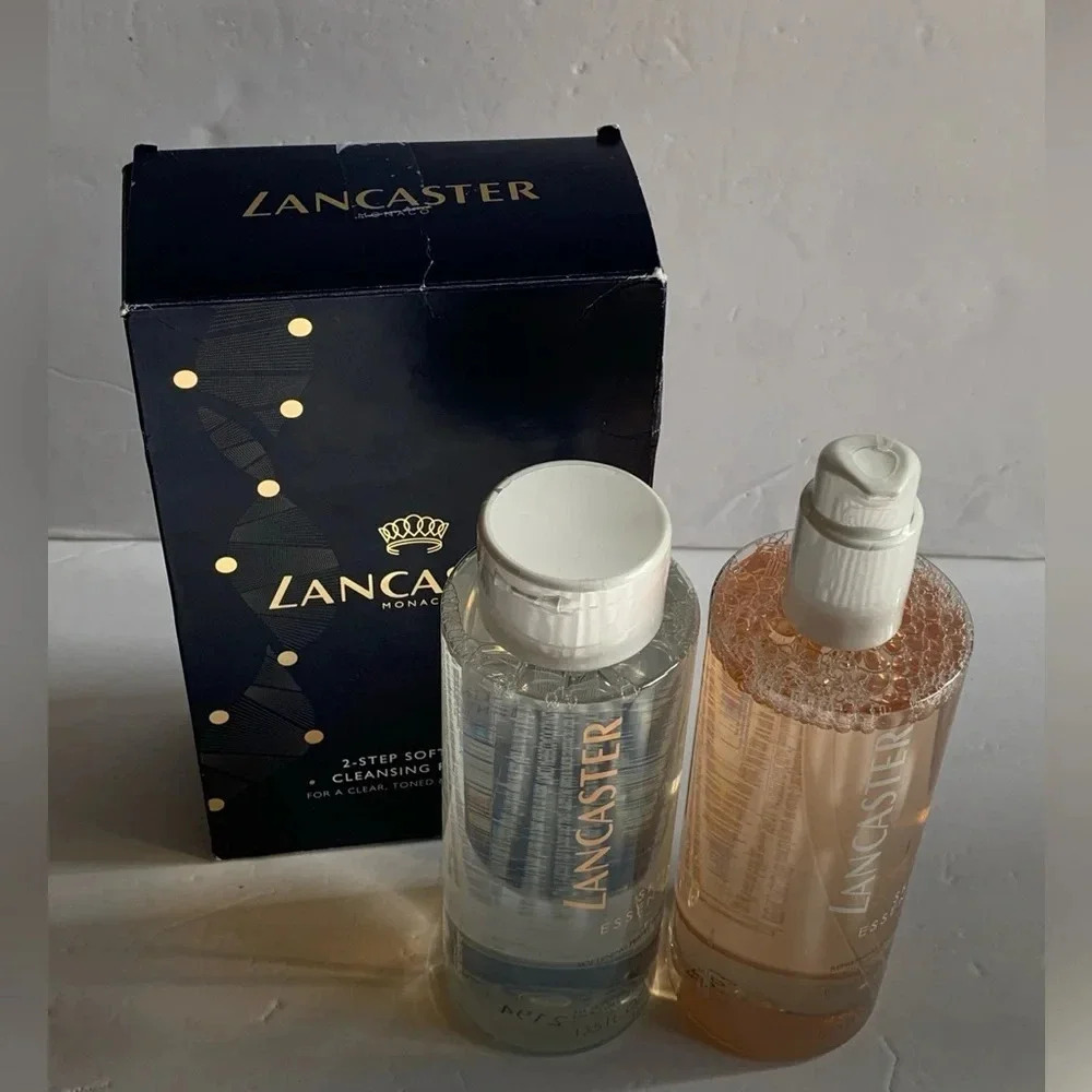 Lancaster Monaco Rose Water Face 2 Cleanser & Toner 13.5 Oz New